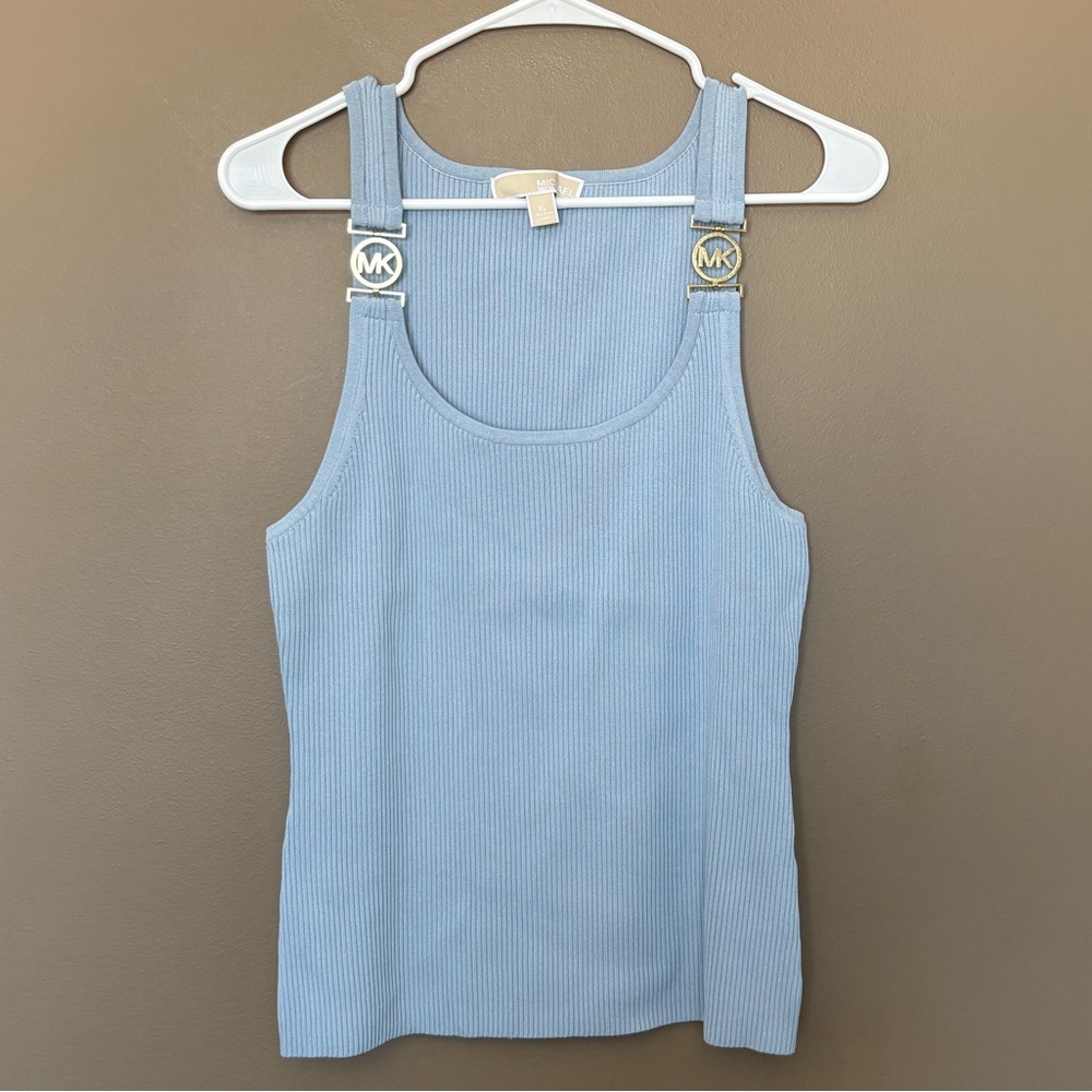 MICHAEL Michael Kors Light Blue Tank Top